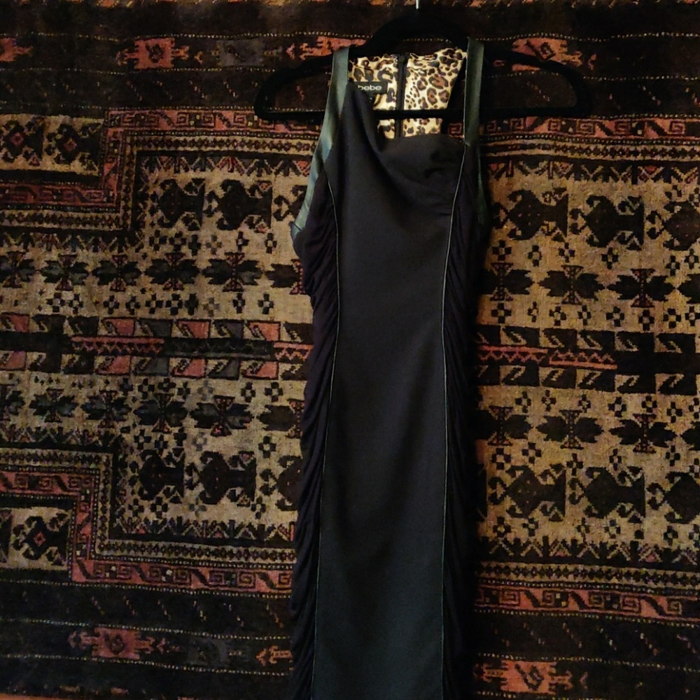 Bebe bodycon black dress